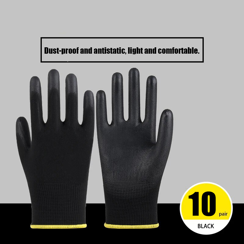 Woodworking Gloves - 20pcs Protective Work Gloves Wear-resistant Non-slip