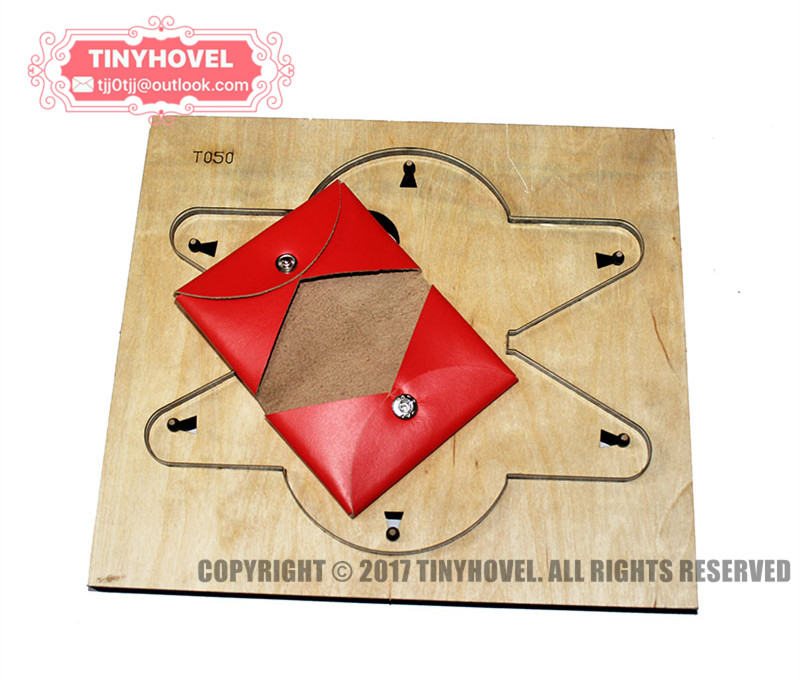 Woodworking Veneer Cutter - Card Clip Wallet Purse Cutting Dies,Wooden