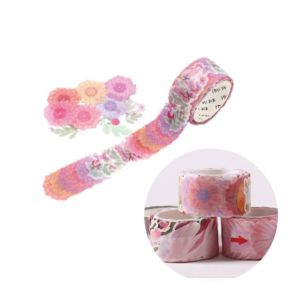 Woodworking Wallpaper - Petal Stickers Premium Paper Realistic Floral
