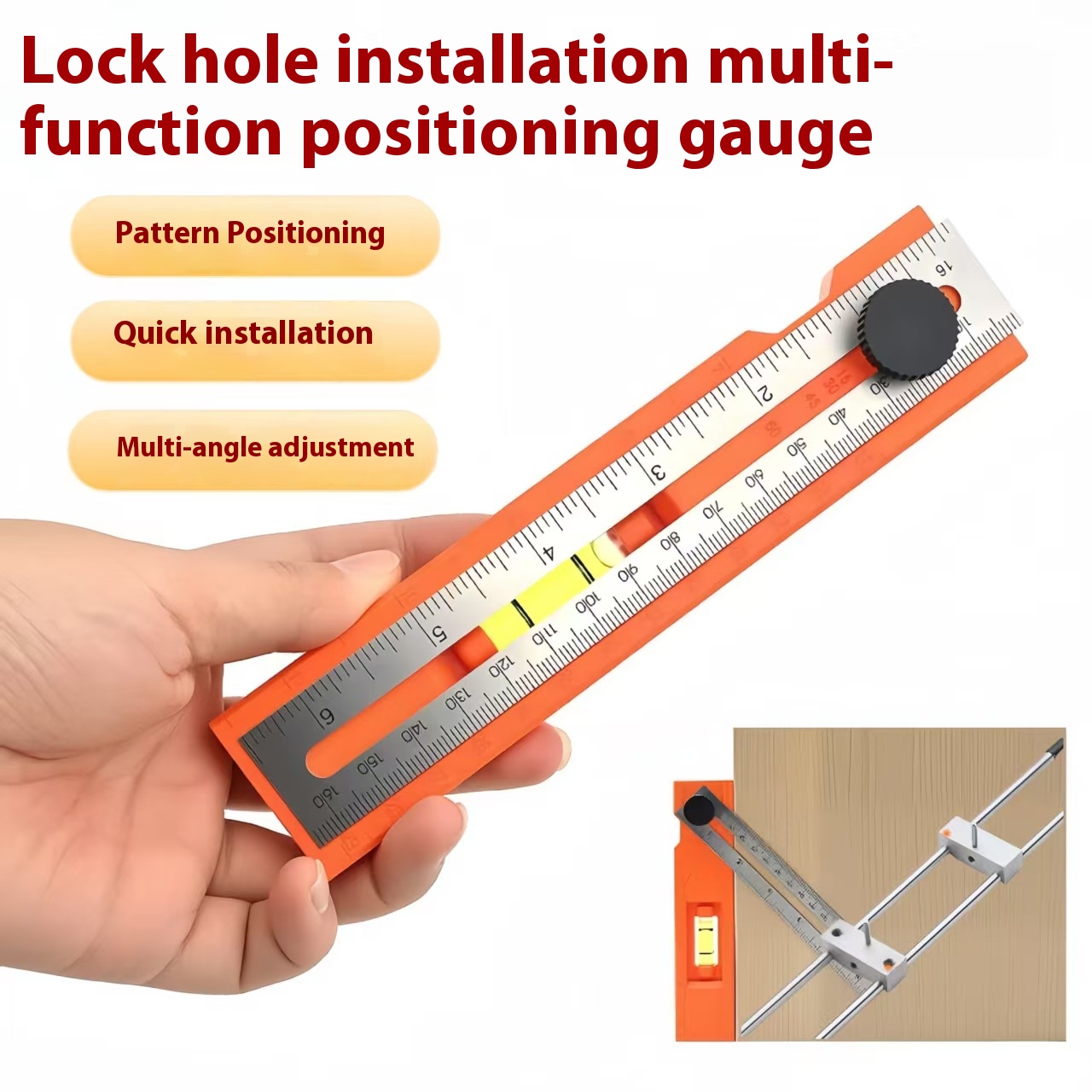 Multi-role Depth Measuring Rul - Woodworking Basic Tools 评论和价格