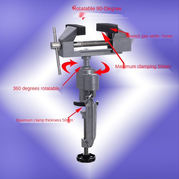 Table Vise 360 Degree Rotating - Woodworking Vise Types 评论和价格