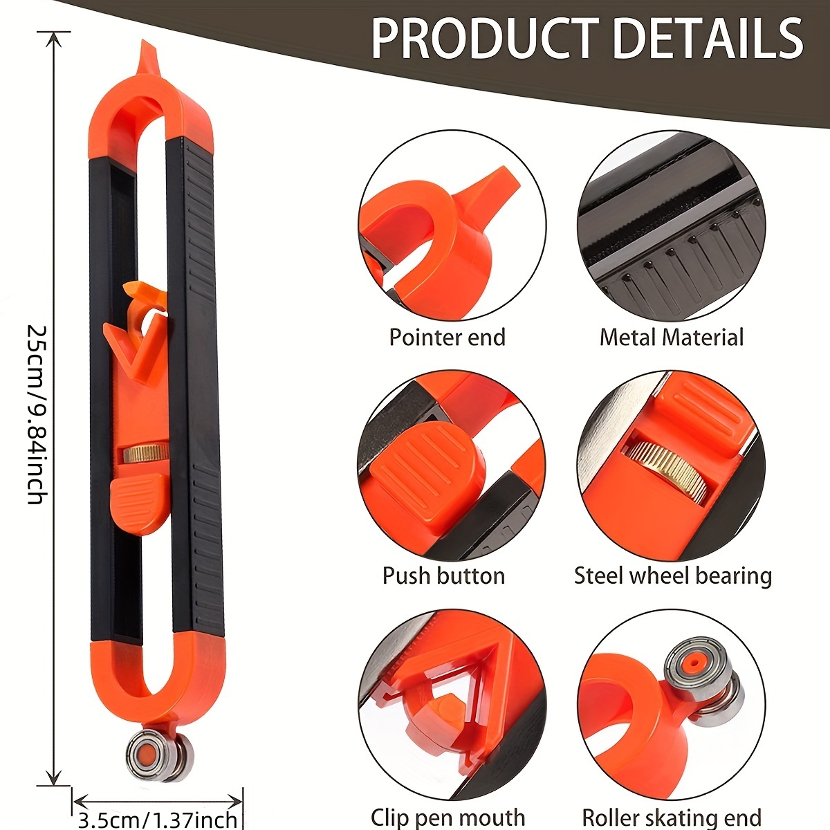 Contour Gauge Scribing Tool, P - Woodworking Basic Tools 评论和价格