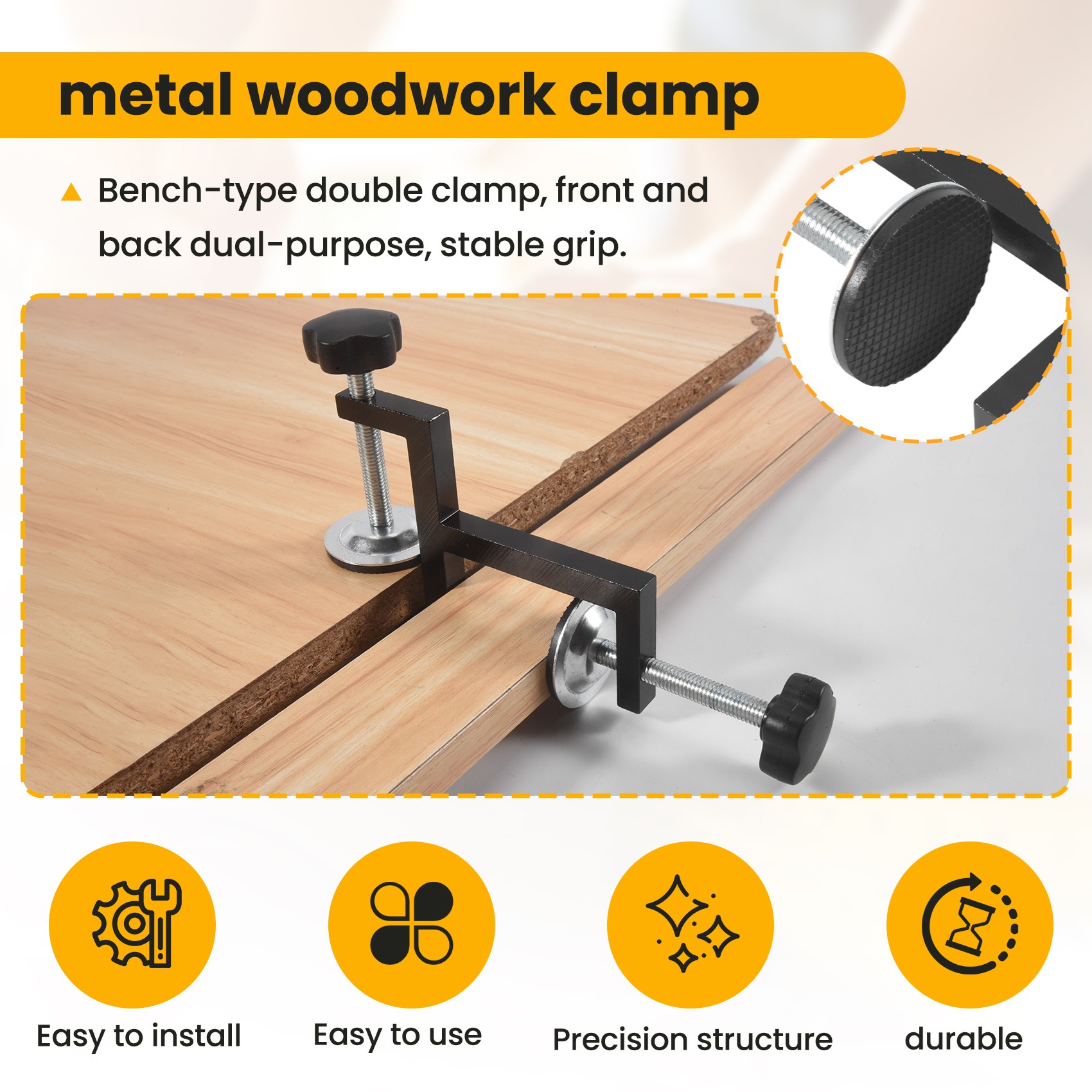 A93Z Strong Y-Type Clamp Woodw - Woodworking Vise Types 评论和价格