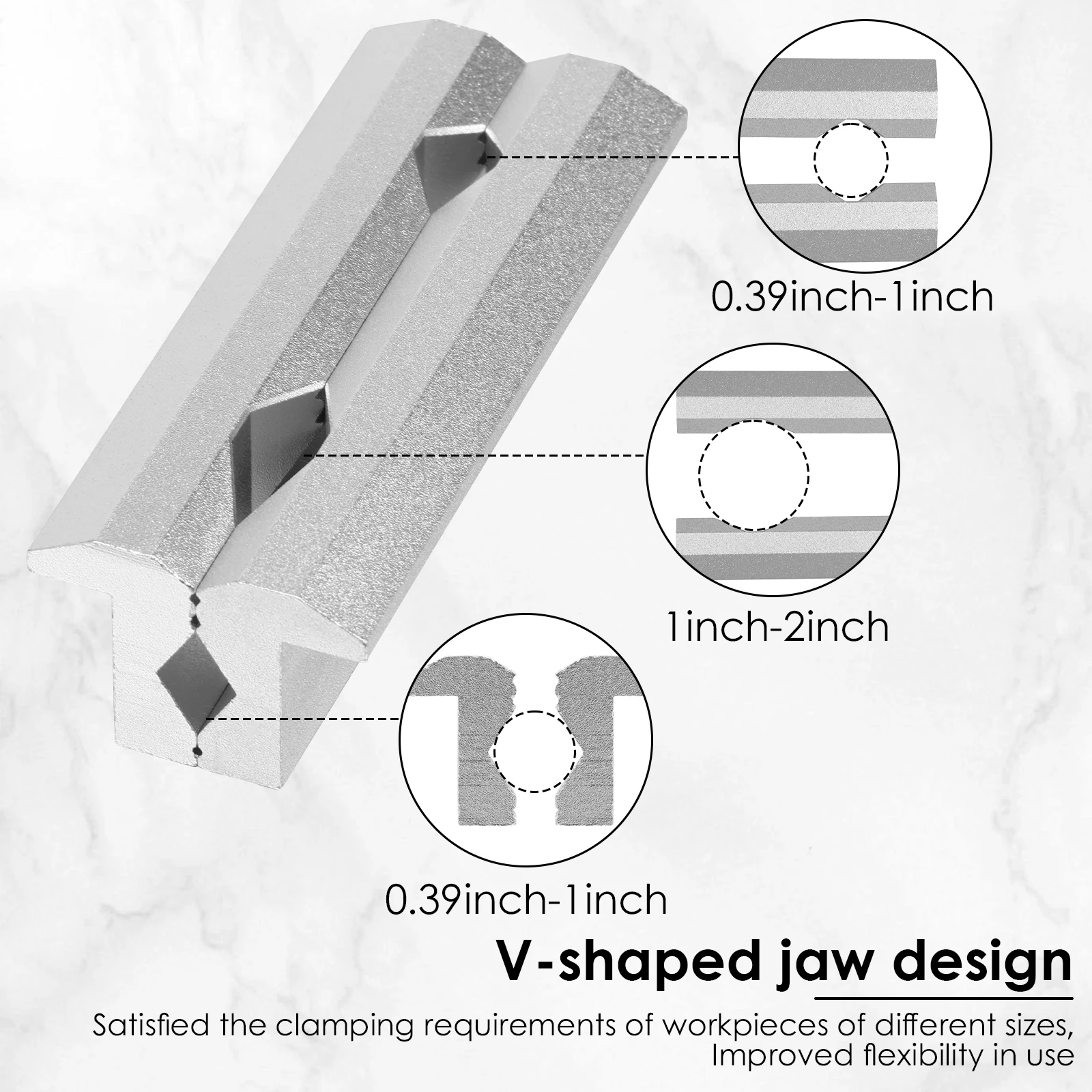 Magnetic Vise Jaws 4/5/6inch V - Woodworking Vise Types 评论和价格
