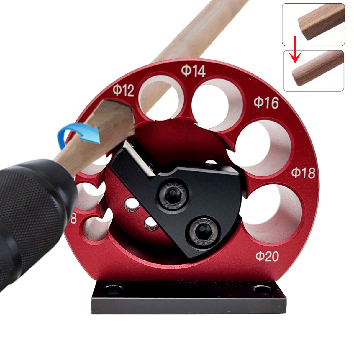 8-Holes Adjustable Dowel Maker - Woodworking Or Woodworking 评论和价格