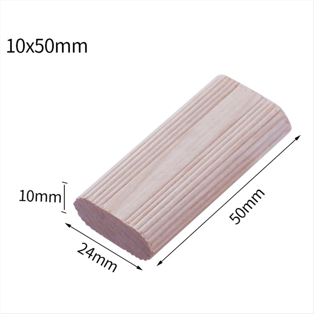 KSOL 100 Pieces of 10mm Domino - Woodworking Domino 评论和价格