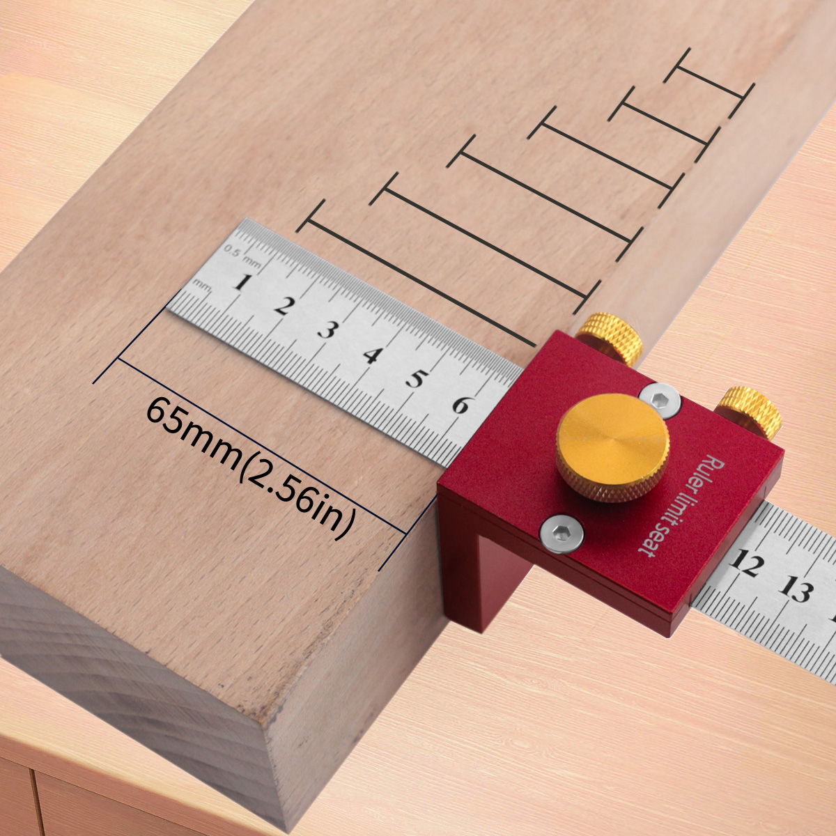 30cm/12 Inch Scribing Ruler 90 - Woodworking Carpenter 评论和价格