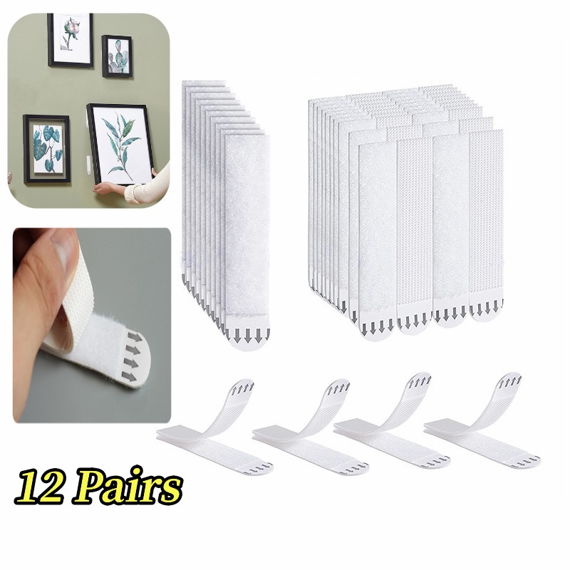 12 Pairs Tapes for Hanging Pai - Woodworking Mask 评论和价格