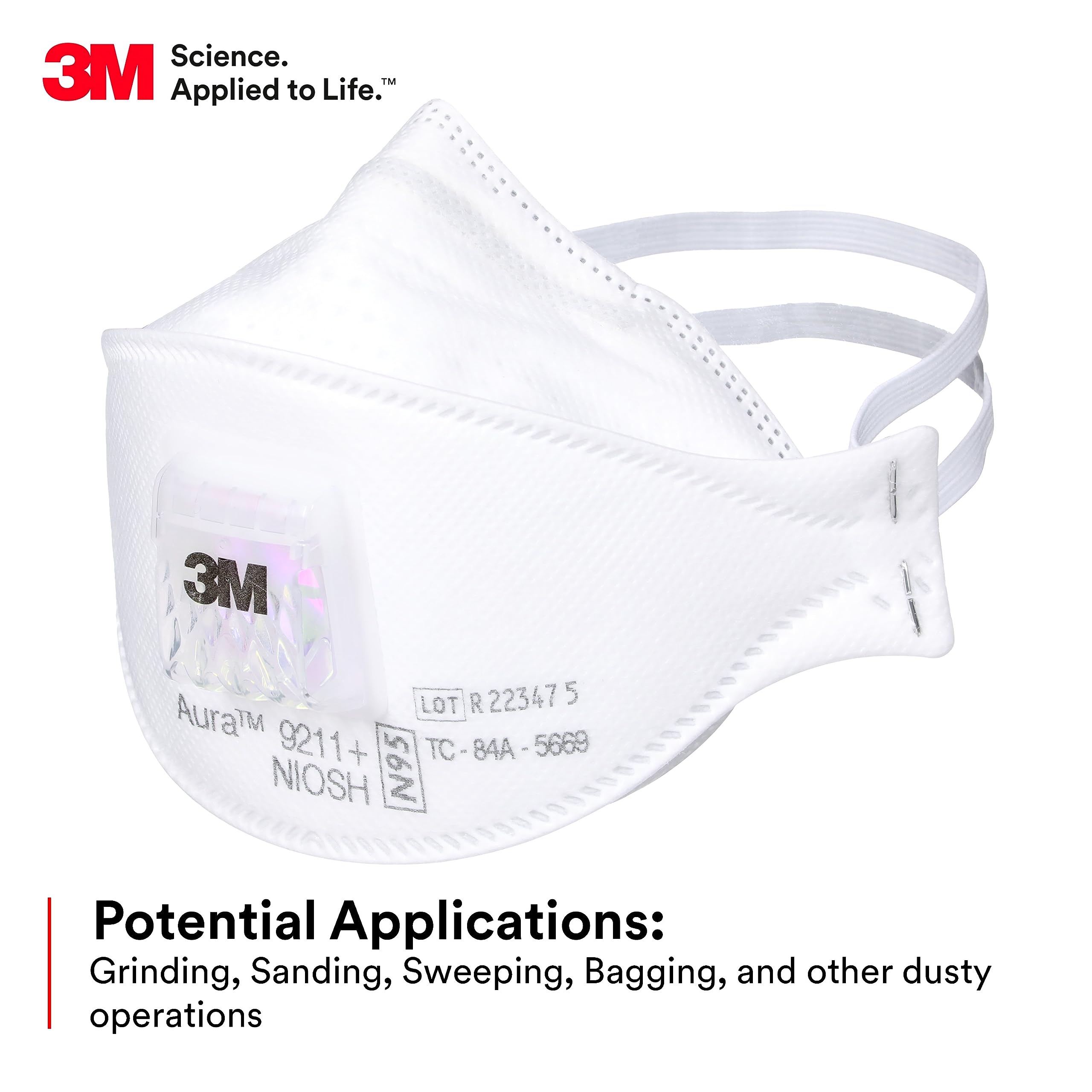 3M Aura 9211+ Particulate Resp - Woodworking Mask 评论和价格