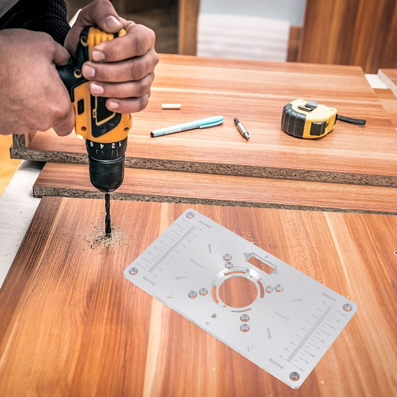 1 set 1 Set Aluminum Alloy Rou - Woodworking Routers 评论和价格